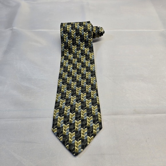 Ermenegildo Zegna Other - Ermenegildo Zegna Disegno Esculsivo Silk Tie 57.5x3.5 Geometric Design